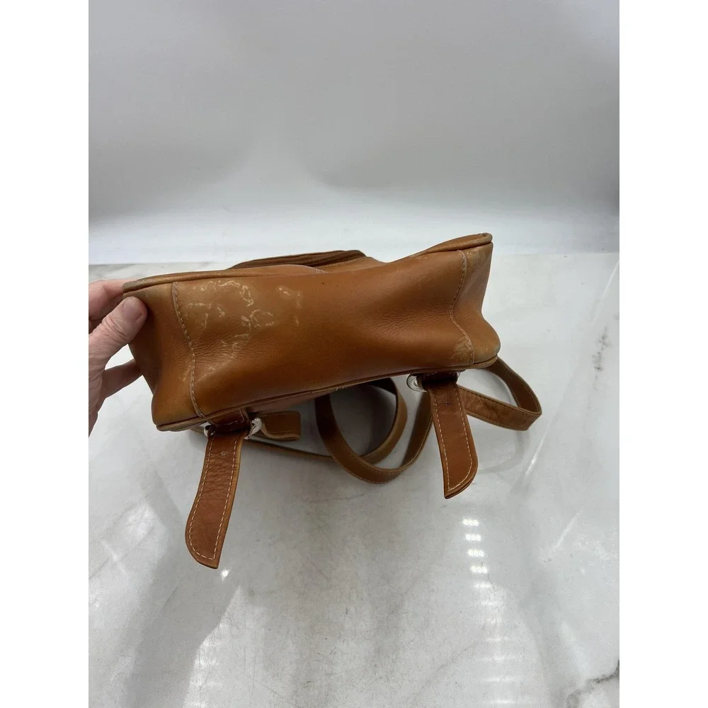 Piel Leather Backpack Purse Women's Tan Handmade in Columbia Genuine Leather